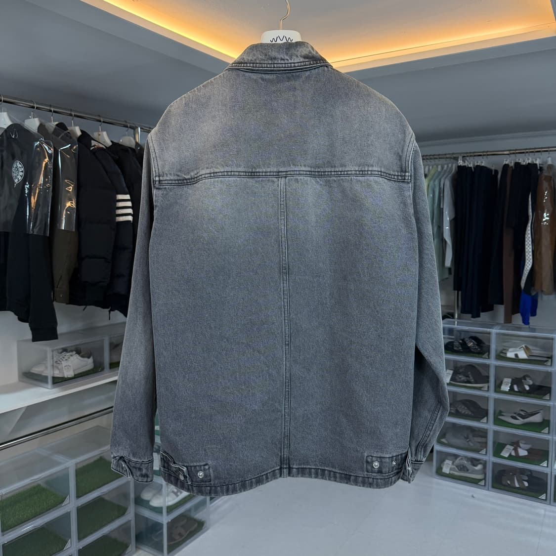 [리오브] 프라다 데님 블루종 자켓 상품이미지2