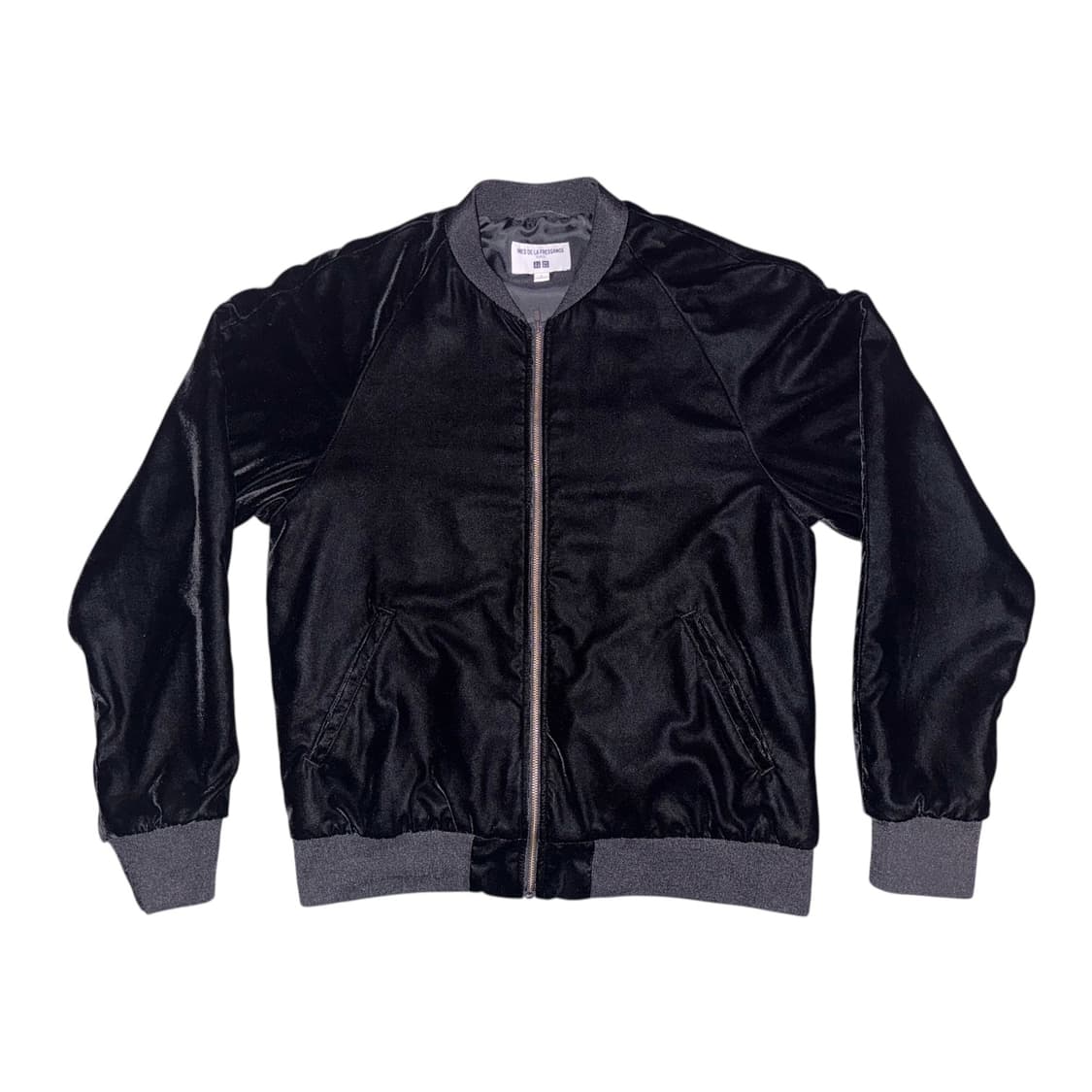 추가수입 / [S,L] 이네스 드 라 프라상쥬 x 유니클로 벨벳 블루종 상품이미지1