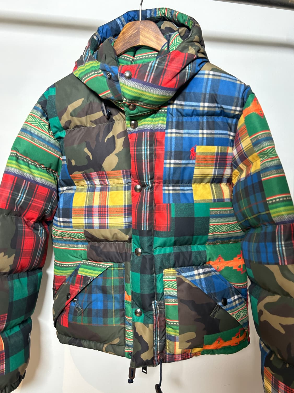 Polo Patterned Print Puffer Jacket 상품이미지2
