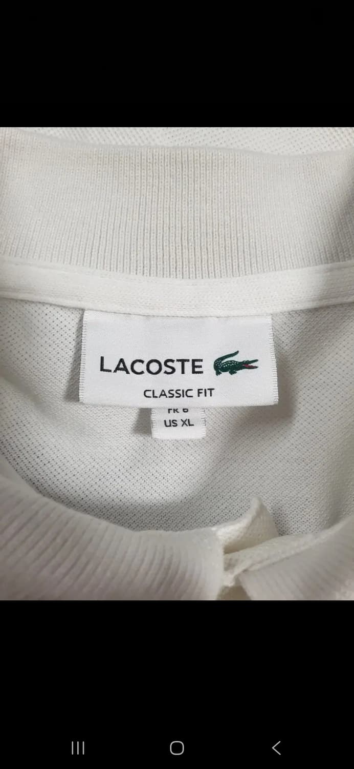 라코스테 남자 카라반팔티. 싸이즈 105 상품이미지5