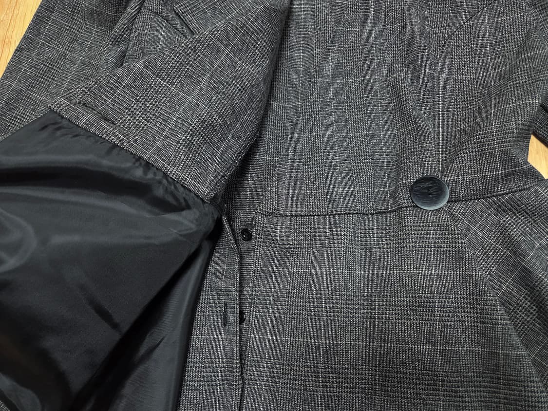 플로우원(FLOW.1) 체크 페플럼원피스 55-66 새상품 상품이미지5