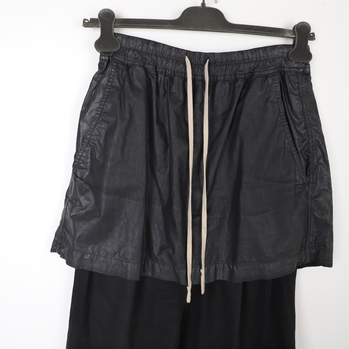 XS / Rick Owens 릭오웬스 왁스 스커트 쇼츠 상품이미지3