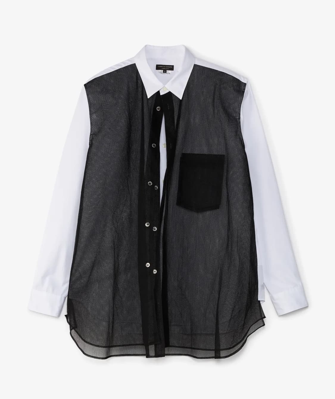 꼼데가르송 옴므플러스 / 25SS 튤 셔츠 / L 상품이미지9