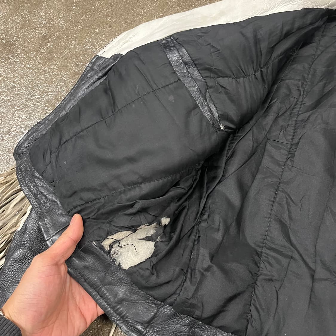 빈티지 레더 프린지 자켓 (95) 상품이미지6