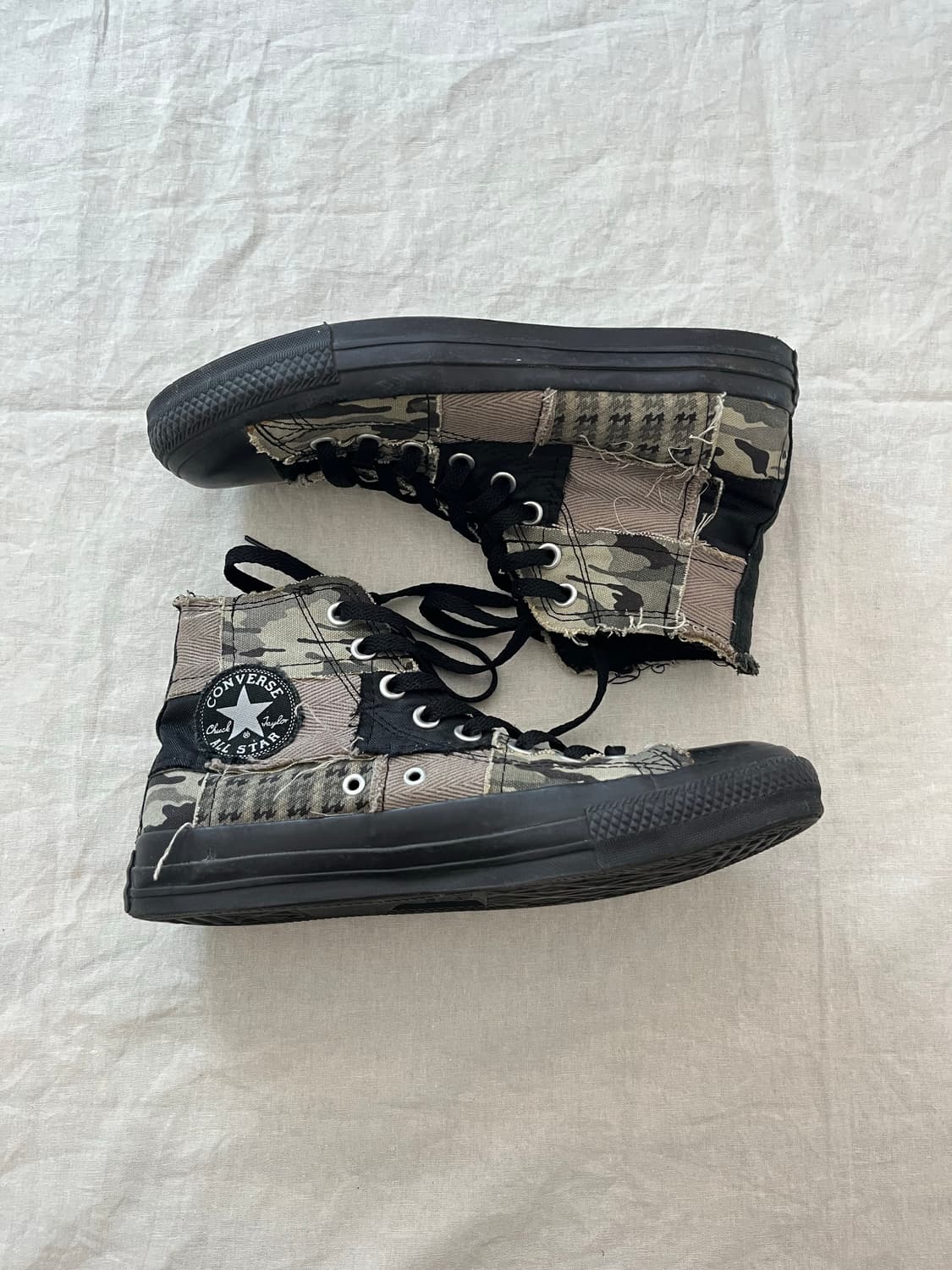 빈티지 컨버스 척테일러 올스타 하이 패치워크 카모 상품이미지1