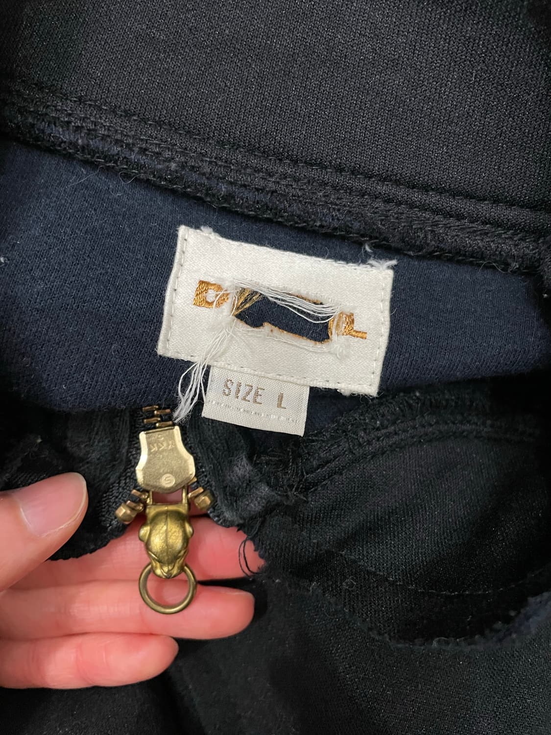 디젤 투웨이 드래곤 프린팅 트랙탑 집업 져지 자켓 블랙 상품이미지9