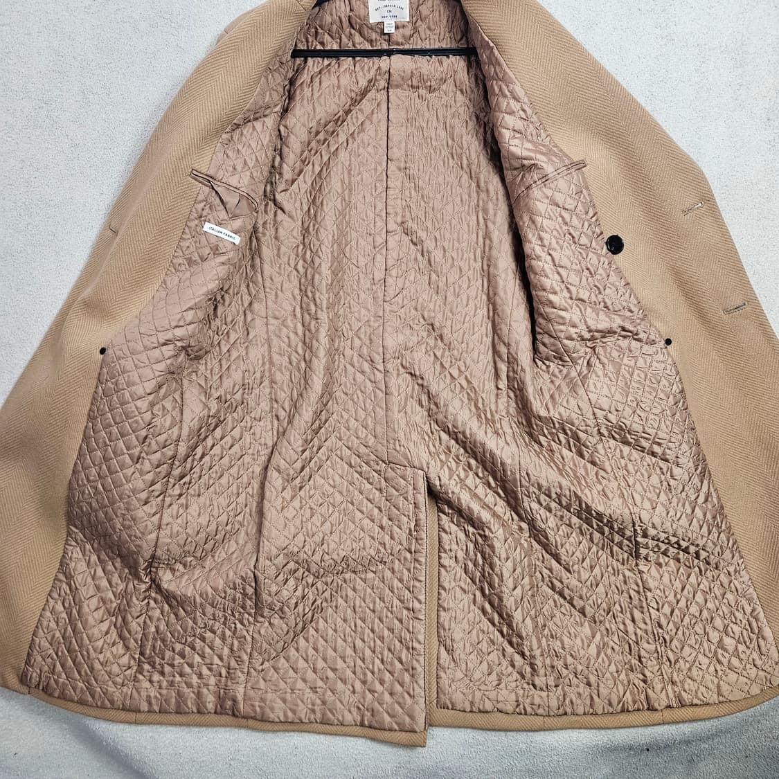 클럽모나코 더블 브레스티드 헤링본 코트 상품이미지4