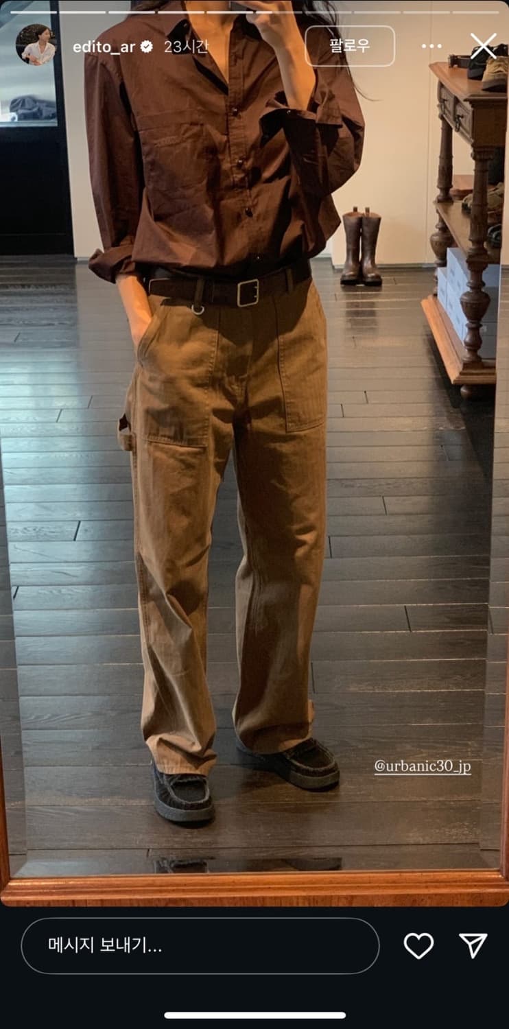 얼바닉30 유틸리티 팬츠 / 브라운 상품이미지2