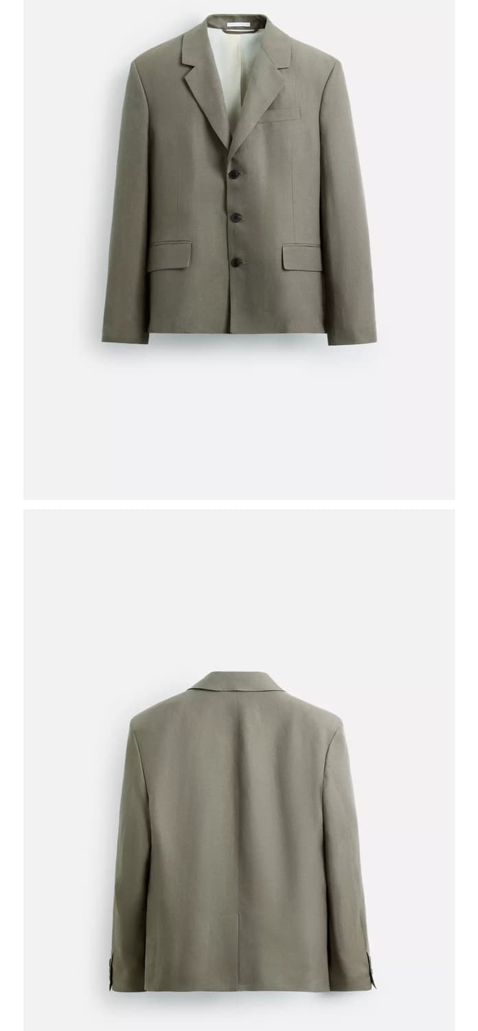 자라 린넨 블레이져 자켓 50 상품이미지2