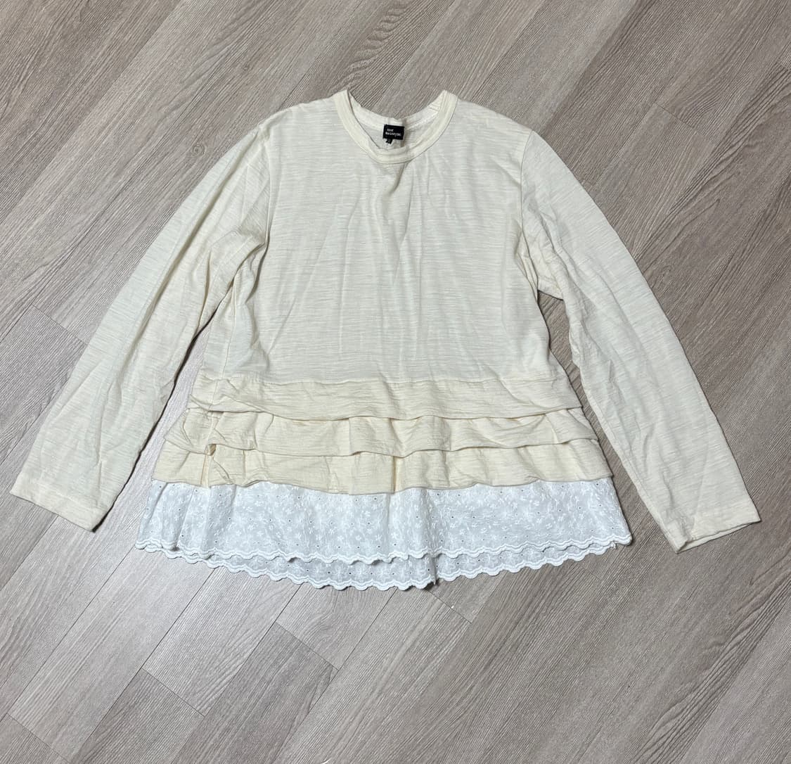 꼼데가르송 트리콧 프릴 티셔츠 상품이미지1