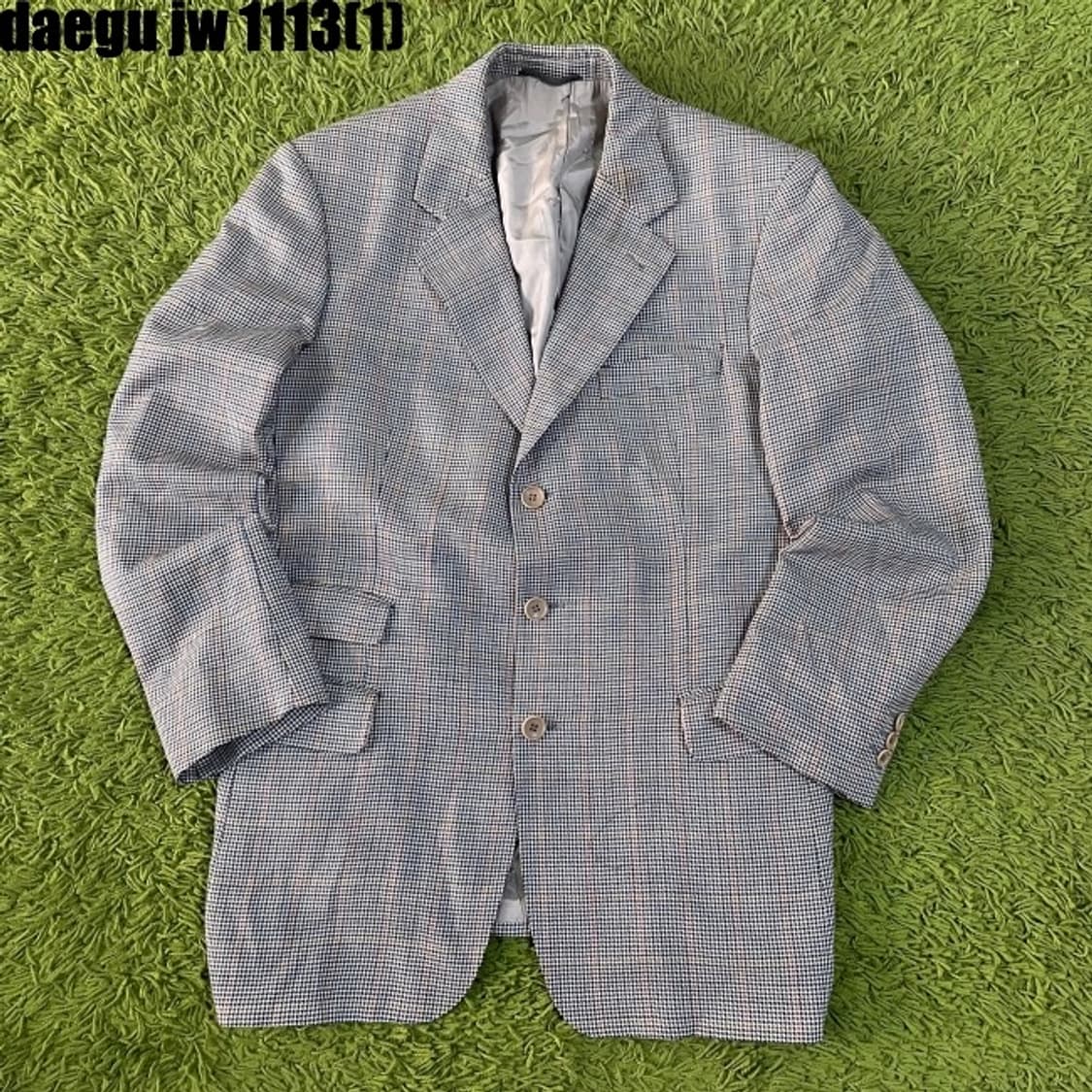 버버리 구형 체크 블레이져 자켓 상품이미지1