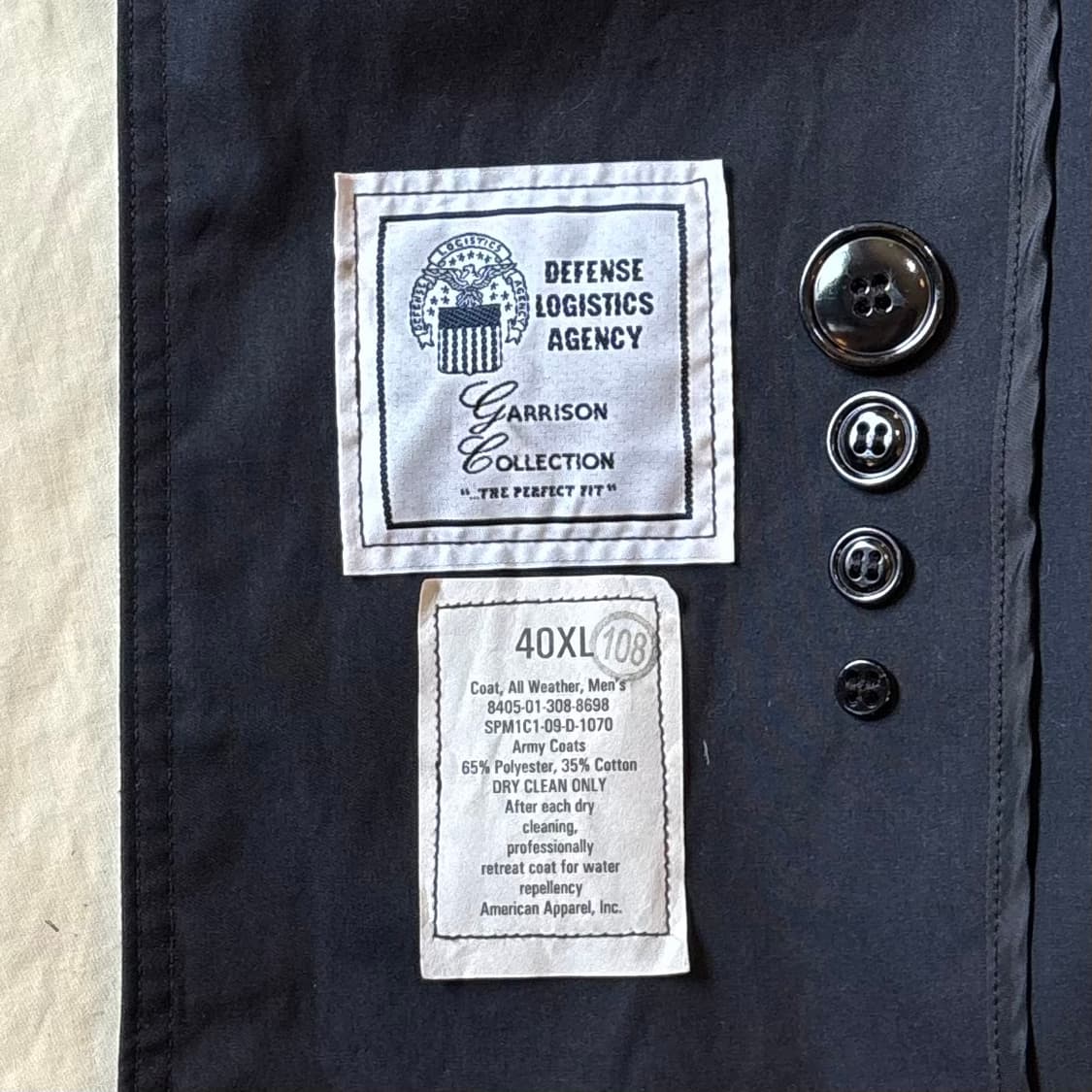 [40XL/105-107] US Army All Weather Coat 상품이미지6