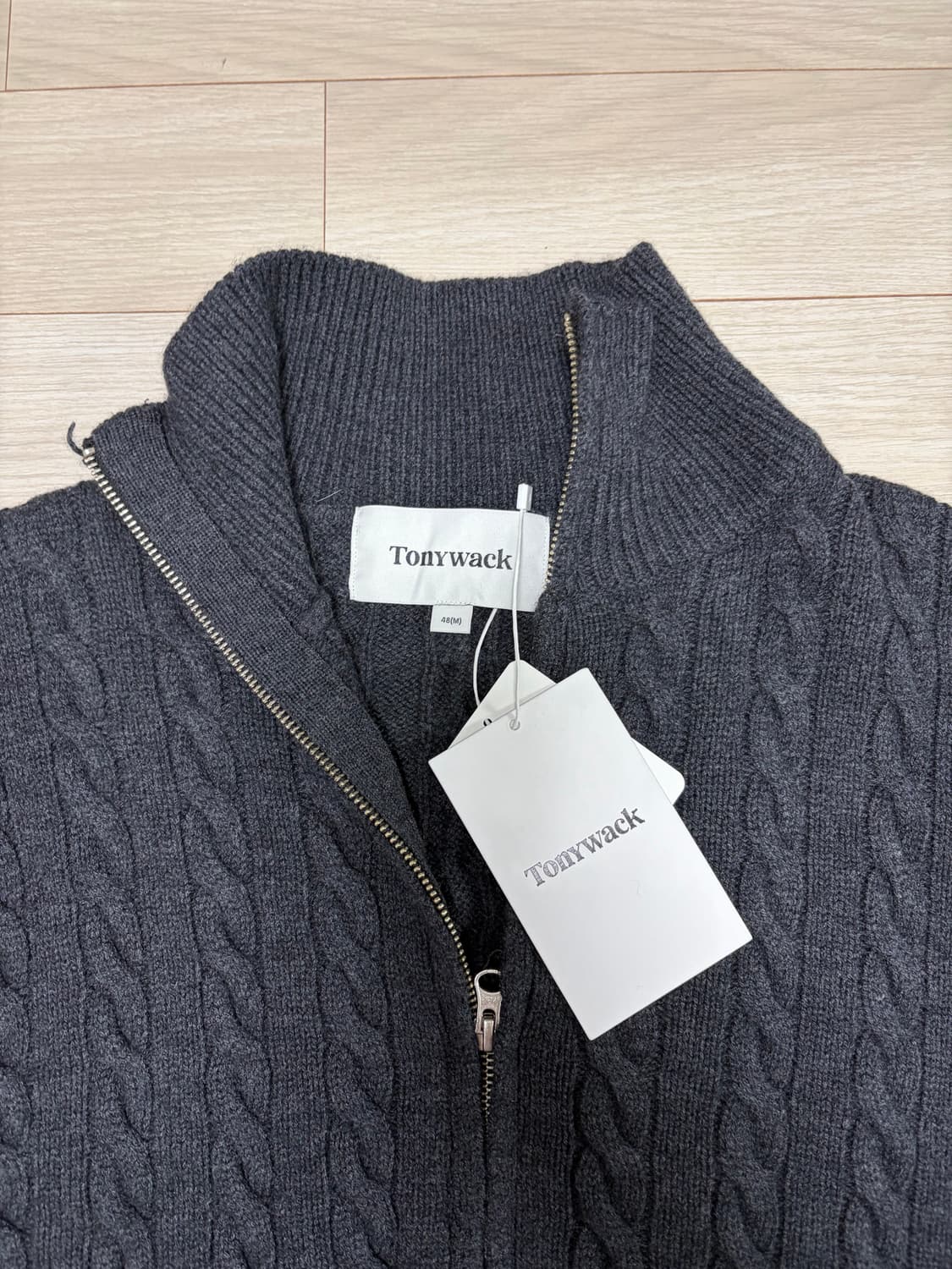 토니웩 니트 집업 M 상품이미지2