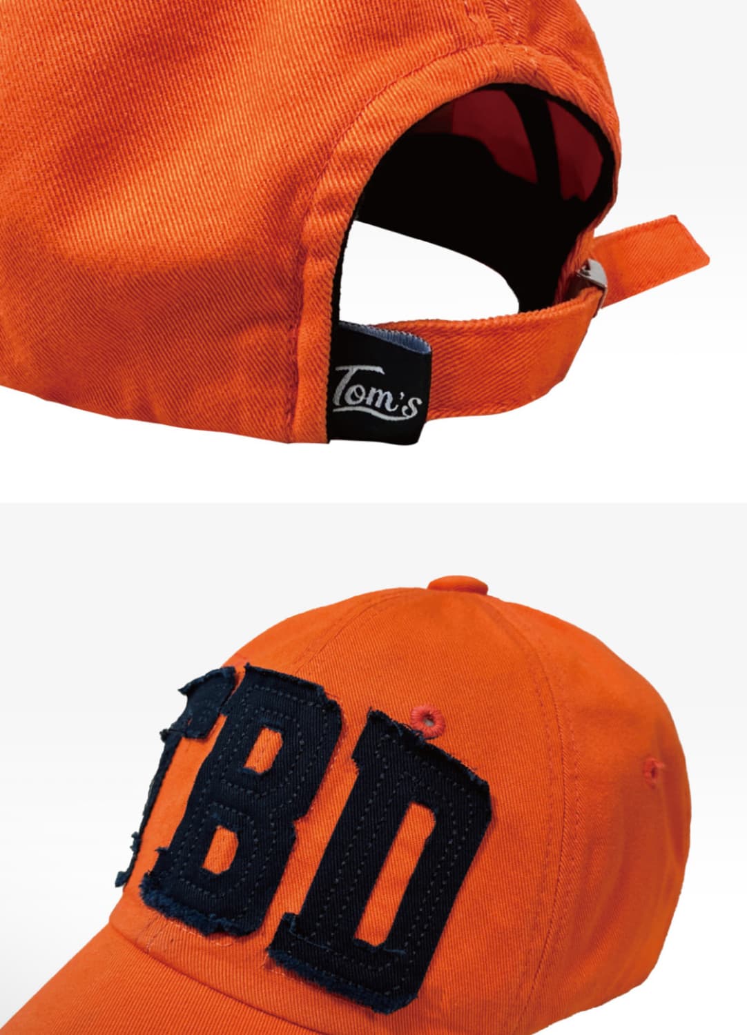 톰스벌스데이 TBD 로고 캡 오렌지 모자 상품이미지2