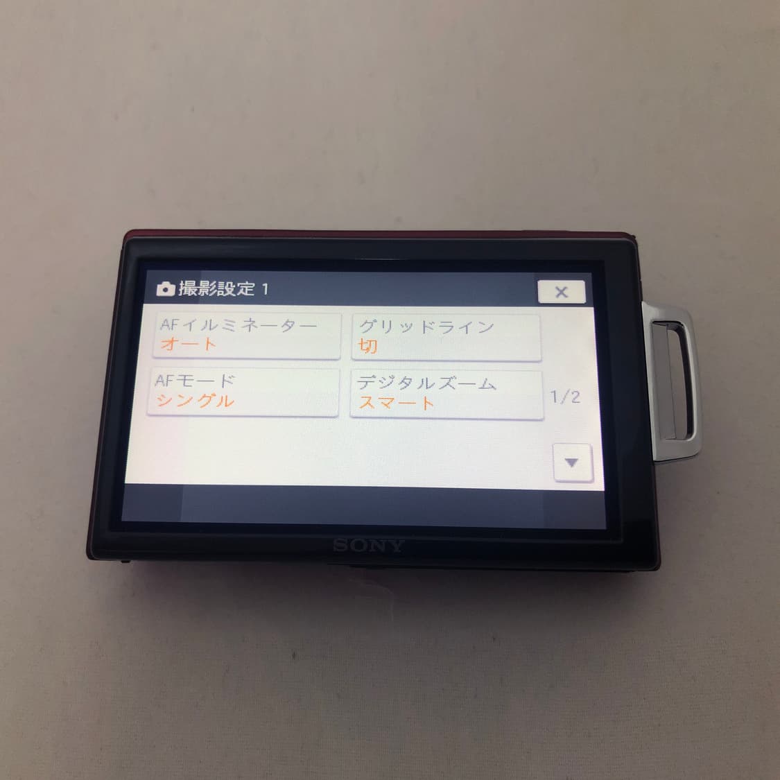 (미품) 소니 사이버샷 DSC-T300 빈티지 디카 카메라 레드 상품이미지8