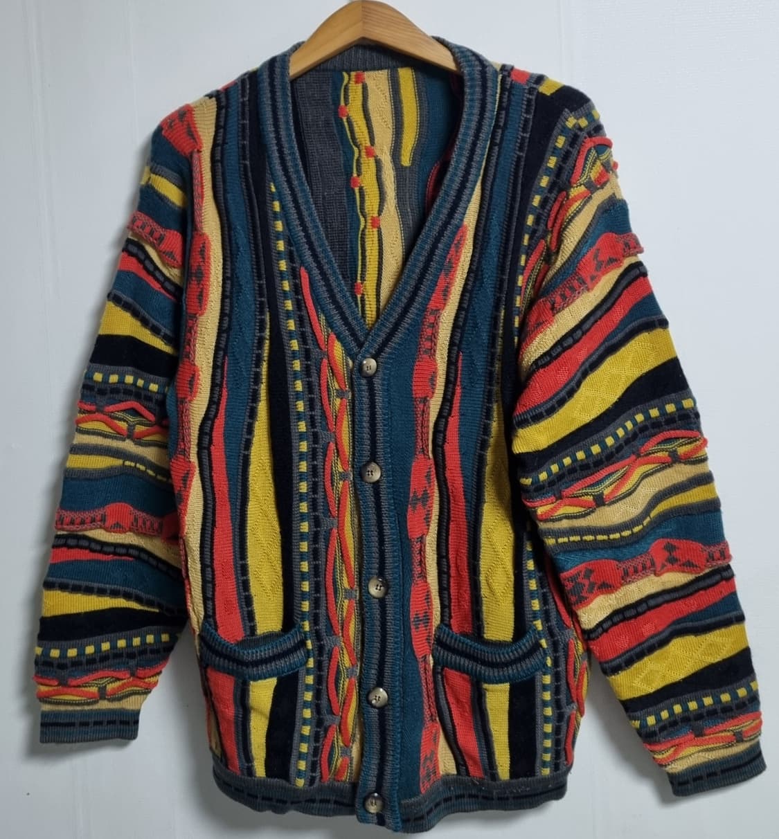 M (95) 빈티지 쿠지st 니트 가디건 상품이미지2