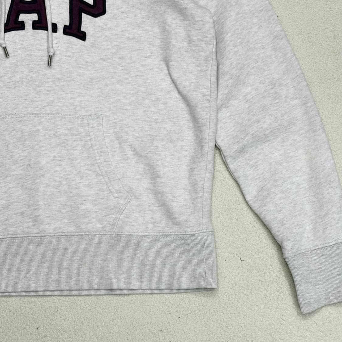 GAP 멜란지 그레이 후드티 L 상품이미지2