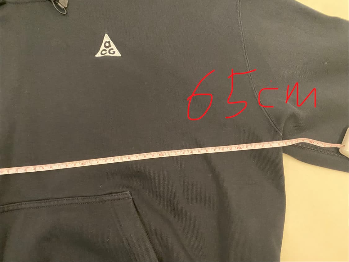 (아시아XL) 나이키 ACG 써마핏 플리스 풀오버 후드 블랙 앤트러사이트 상품이미지3