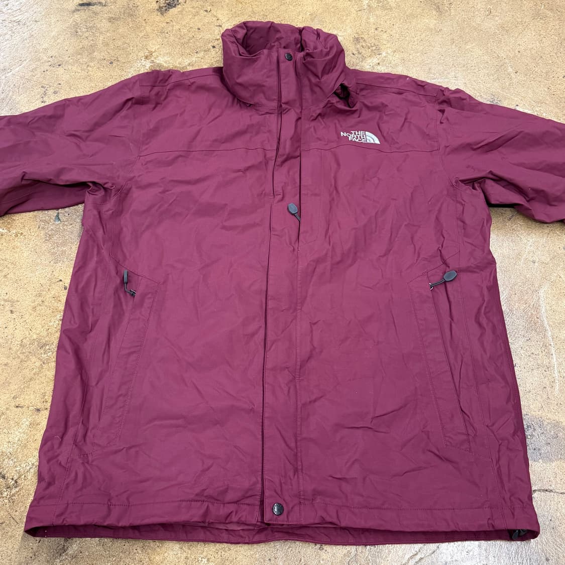 [정품/XL] 노스페이스 바람막이 자켓 버건디 b18 상품이미지3