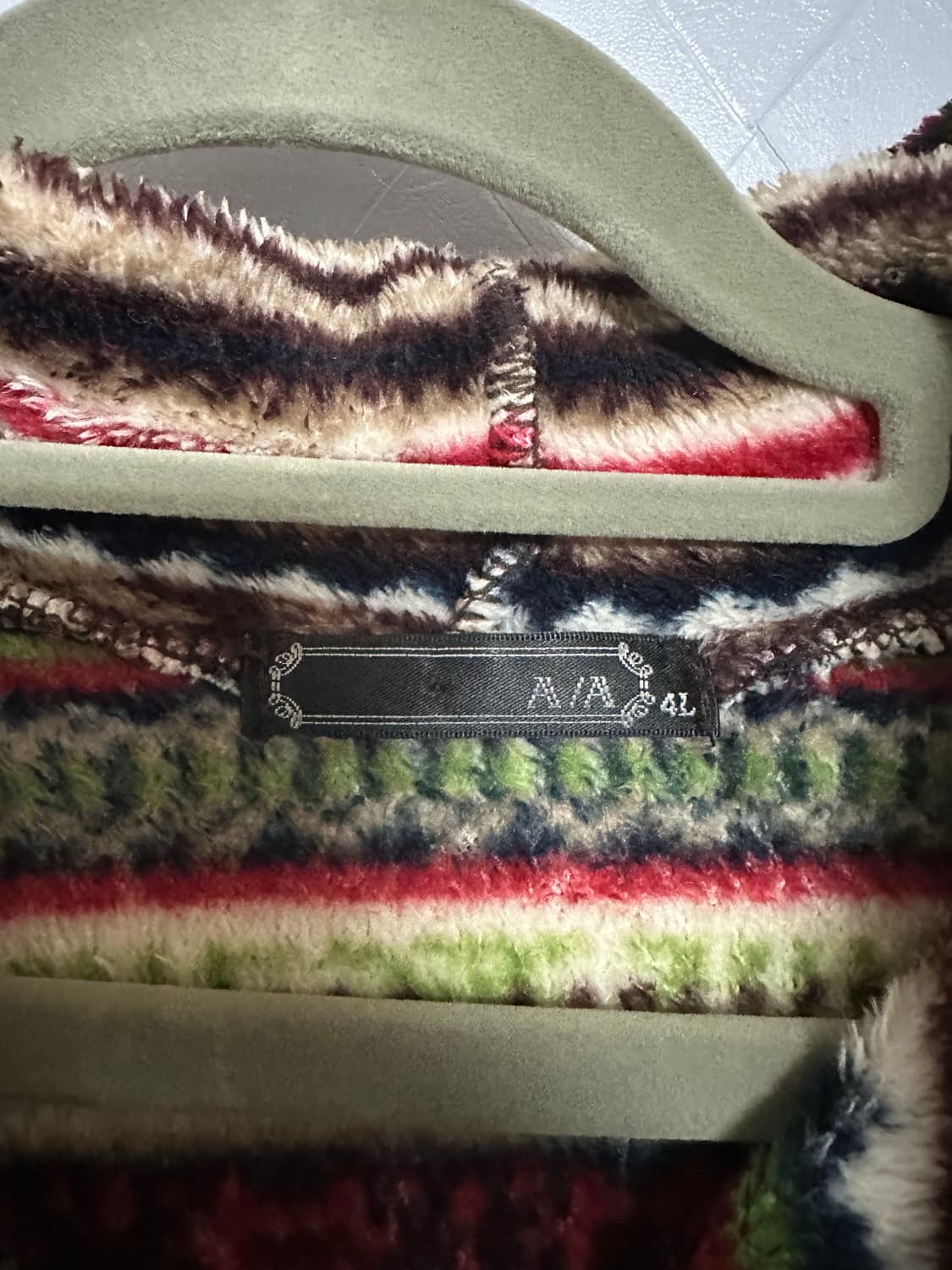 패턴 후드 에스닉 우드 버튼 케이프 판초 상품이미지4