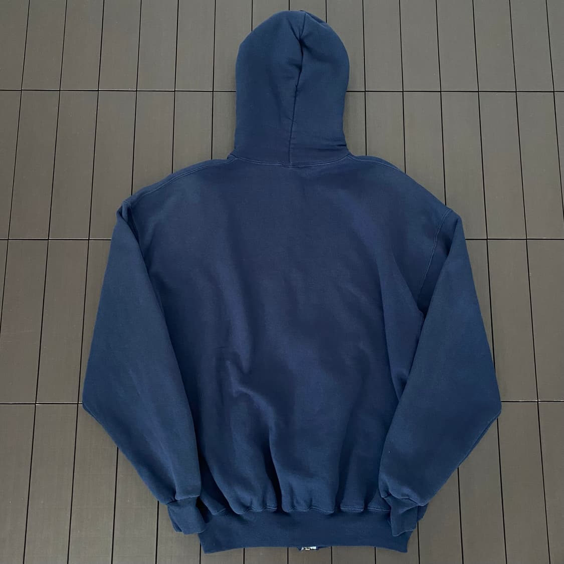 (XL) 90s 빈티지 러셀 후드집업 네이비 상품이미지6