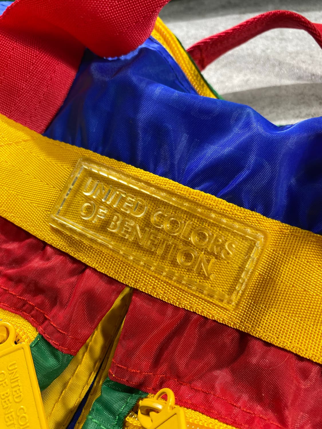 [60*40] 90s Benetton 베네통 나일론 더플백 상품이미지3