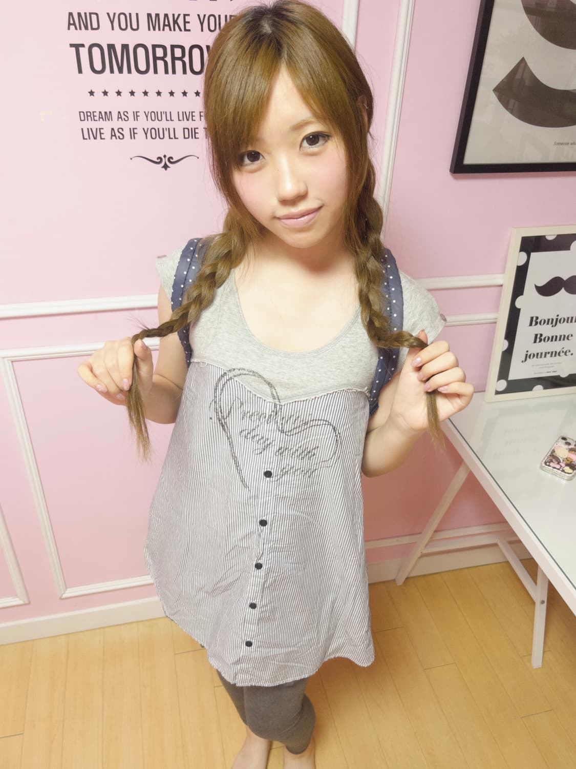 Vintage striped shirt dress  상품이미지2