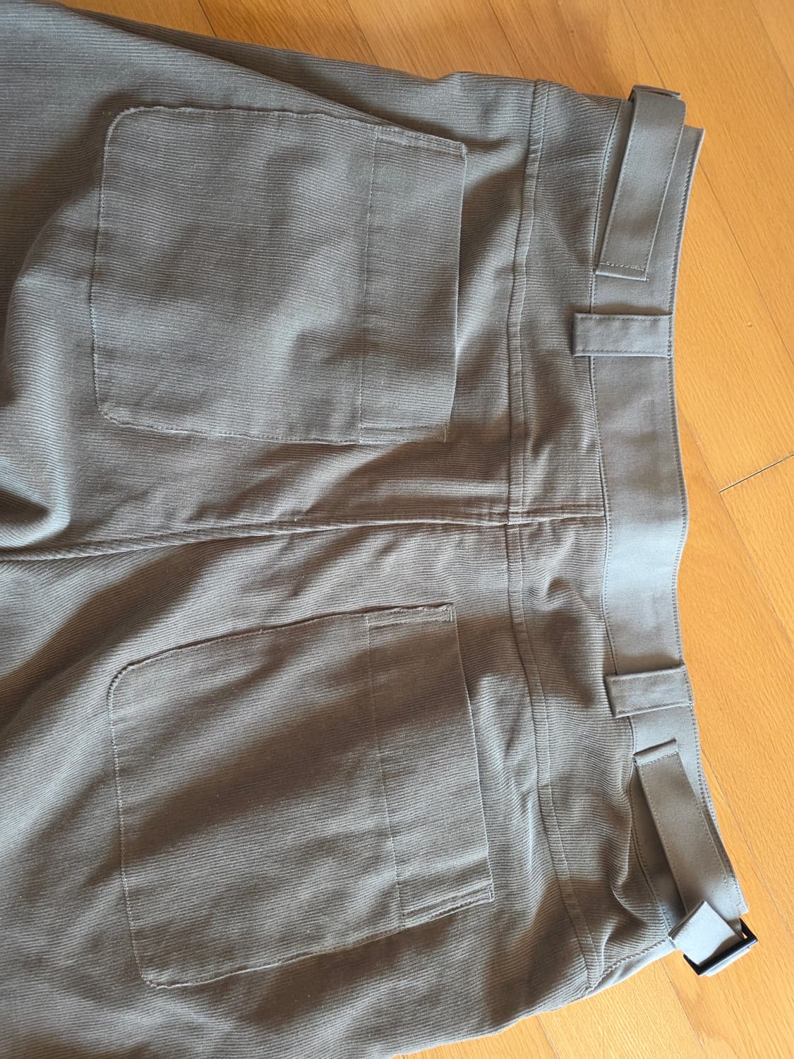 22fw 폴리테루 하나비 팬츠 올리브 XL 판매 상품이미지4