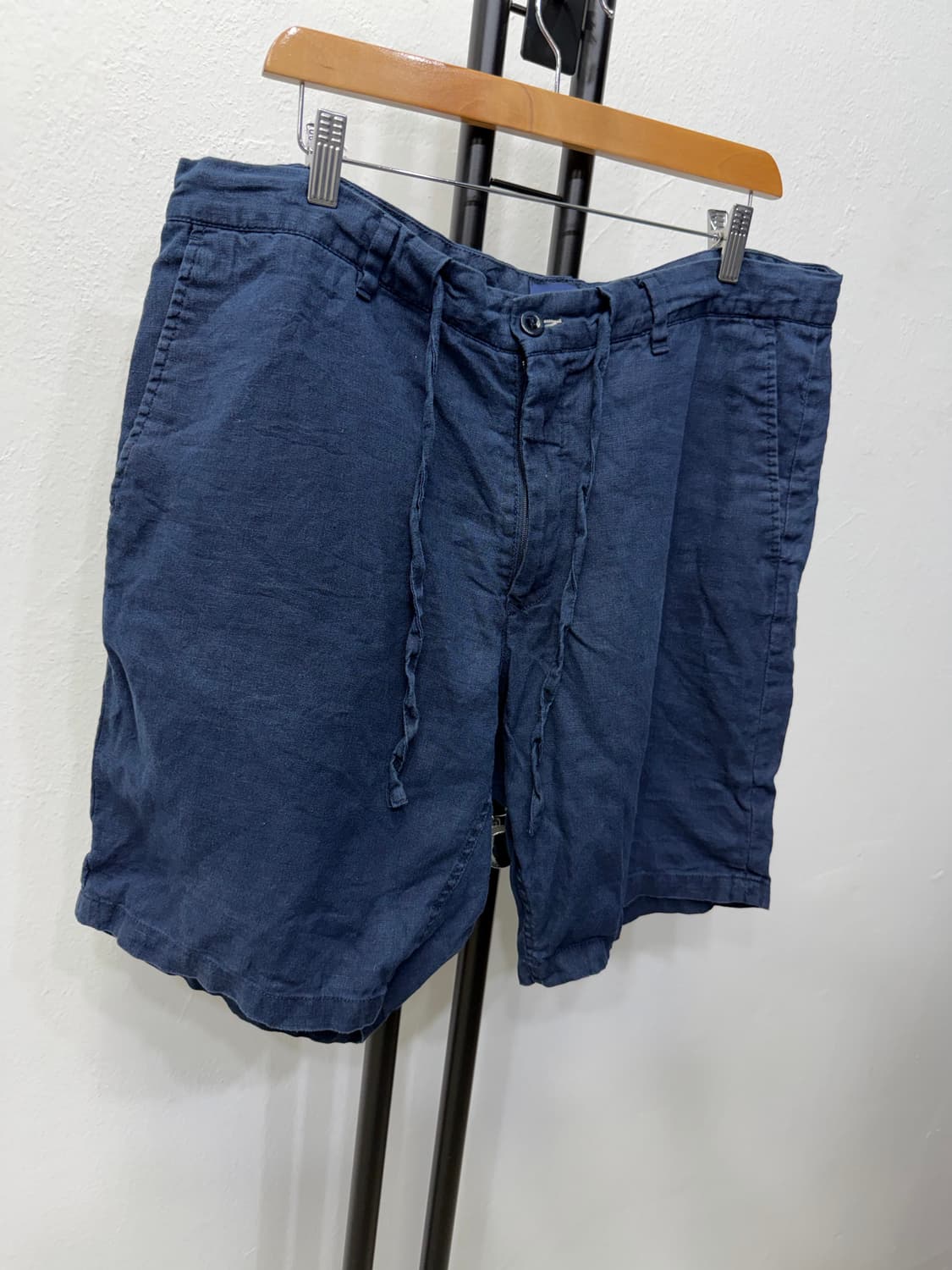 정품) GANT 간트 남성 네이비 린넨 반바지 XL(38인치) 상품이미지2