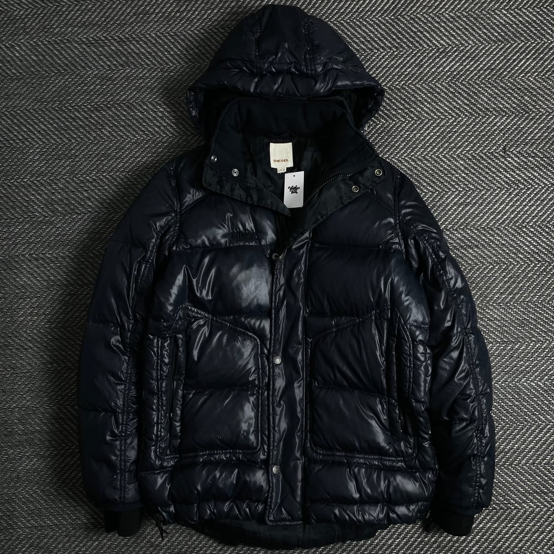 디젤 Y2K 빈티지 글로시 다운 푸퍼 패딩y 3637 상품이미지4