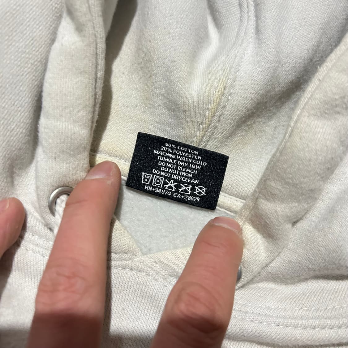 스투시(Stussy) 그레이 후드티 상품이미지9