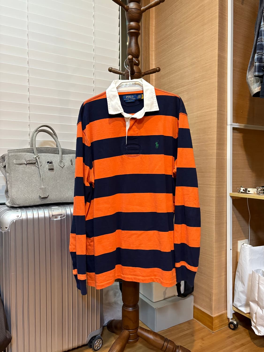 L ] 올드 칸예 폴로 랄프로렌 럭비 셔츠 상품이미지2