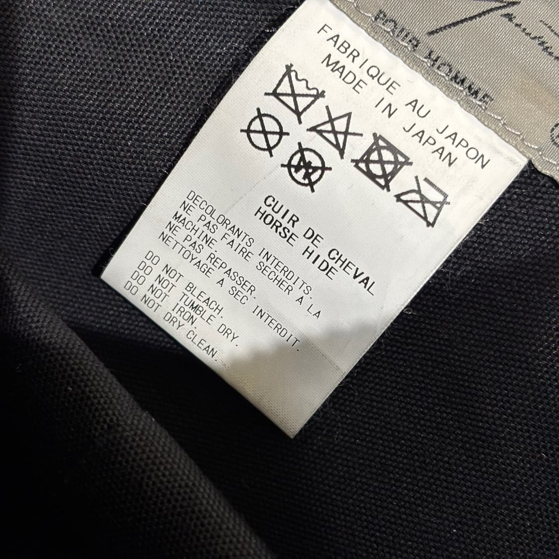 요지 야마모토 뿌르 옴므 홀스 하이드 크로스백 상품이미지9