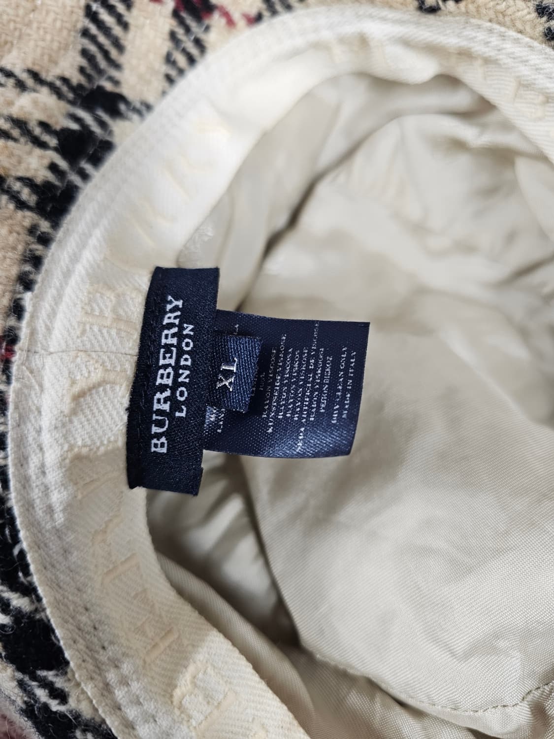 버버리체크버킷햇 상품이미지3