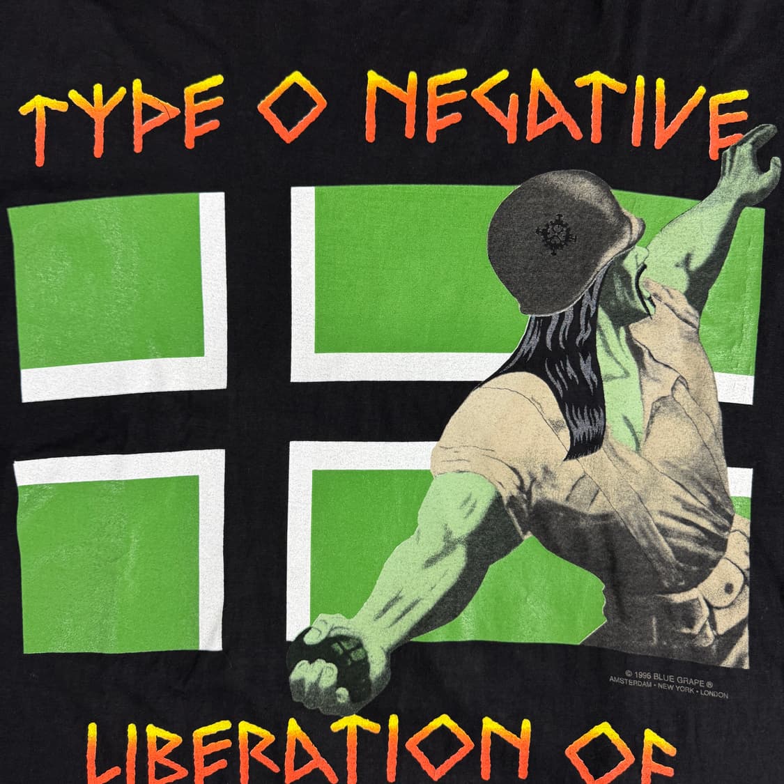 빈티지 90s Type O Negative 타입오네거티브 롱슬리브 티셔츠 상품이미지5
