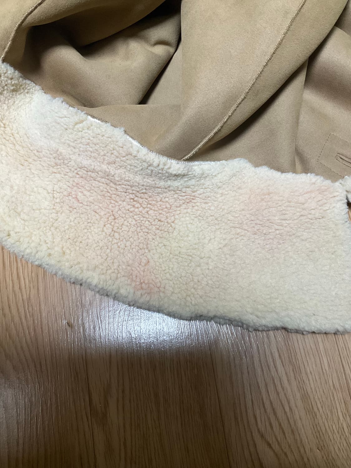 중고)던스트 시어링 양면 무스탕 리버시블 xl 판매 상품이미지7