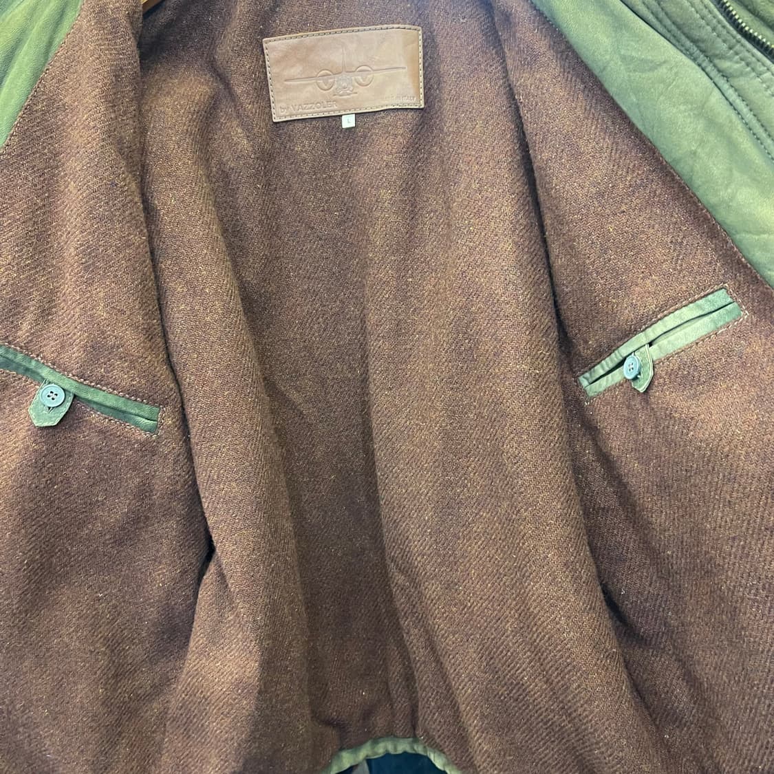 90's vintage leather jacket 상품이미지7