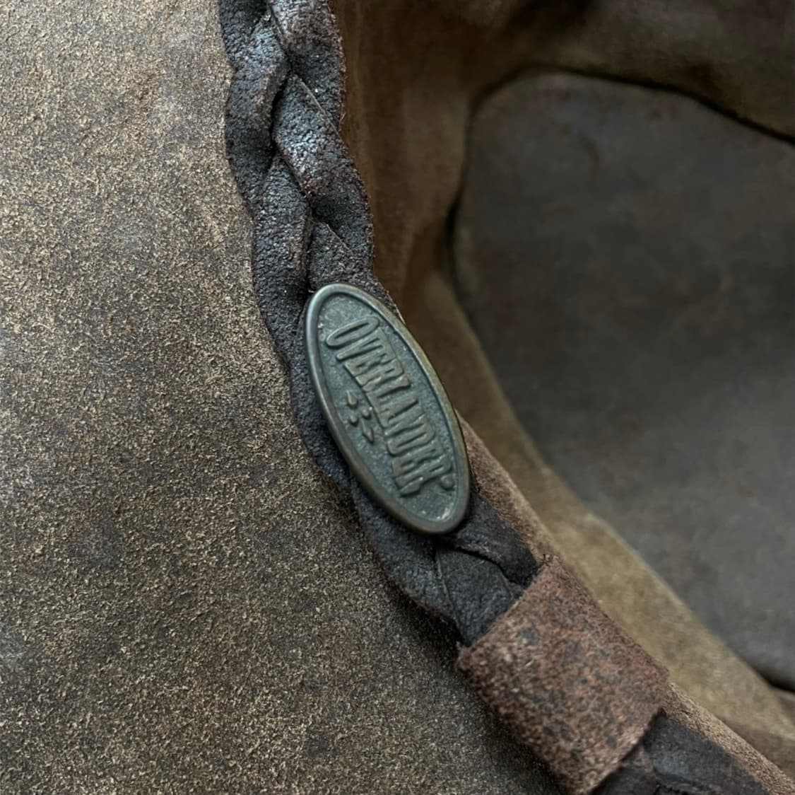 오버랜더 Overlander 브라운 빈티지 풀그레인 레더 웨스턴햇 상품이미지8