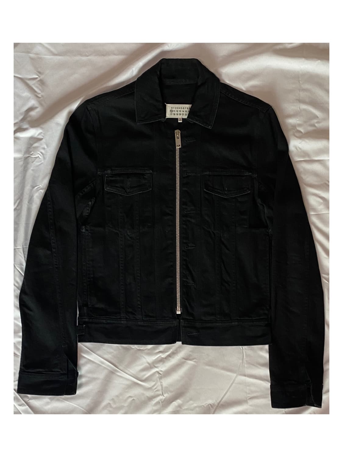 마틴 마르지엘라 백스티치 블랙 데님 자켓 흑청 트러커 블루종 아카이브 상품이미지2