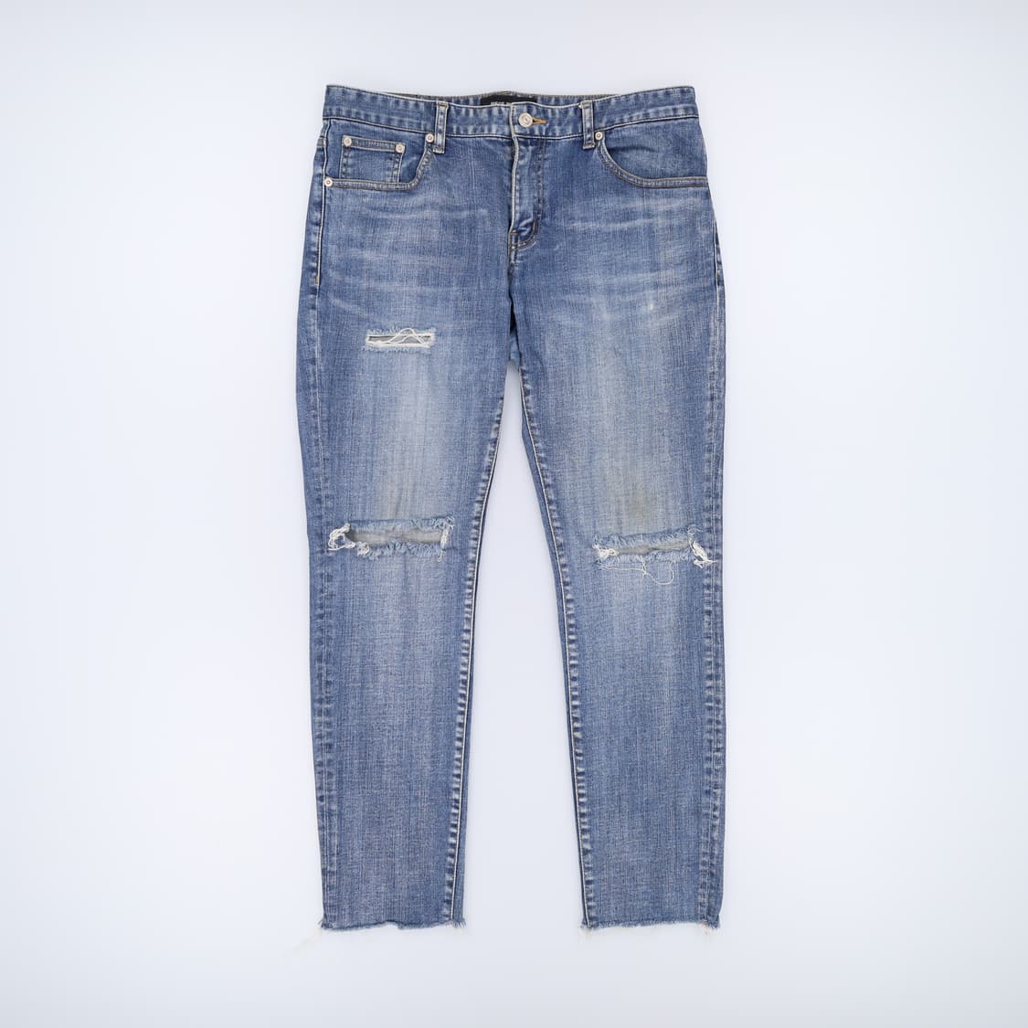 [32] 피스워커 뉴크롭 커스텀 워싱 데님 팬츠 청바지 4007 상품이미지1