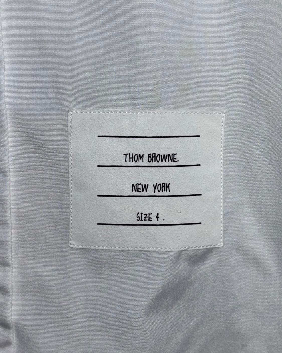 Thom Browne 톰브라운 암밴드 클래식 포플린 화이트 셔츠 상품이미지4