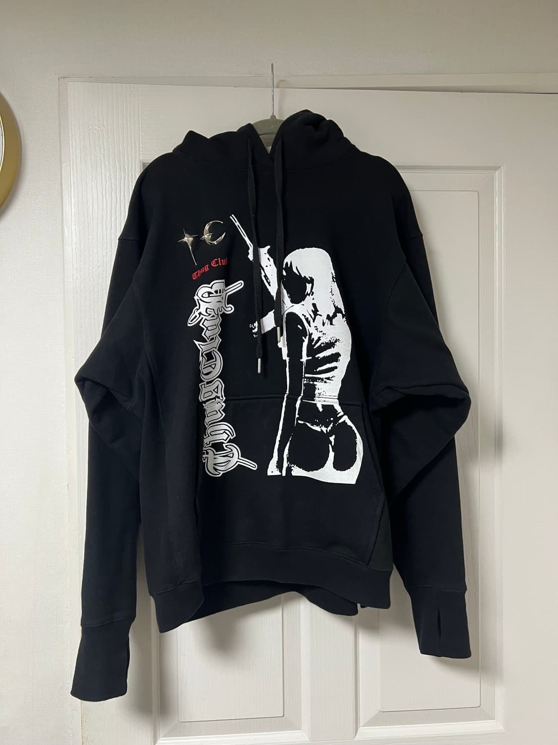 떠그클럽 한정판 뿔 후드티 xl 상품이미지1