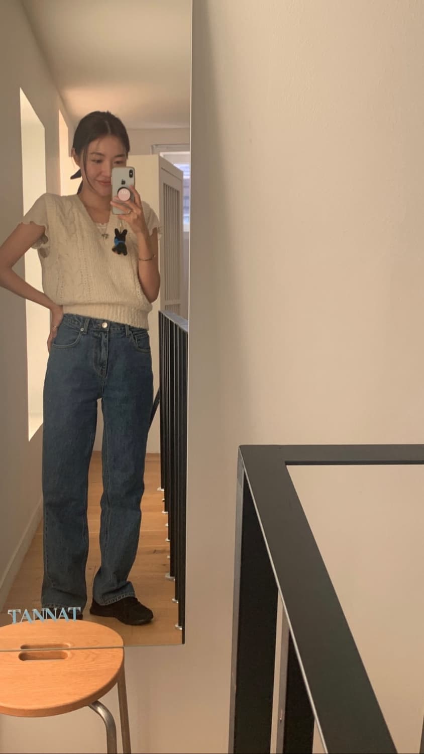 타낫 울 케이블 니트 베스트 knit vest 상품이미지2