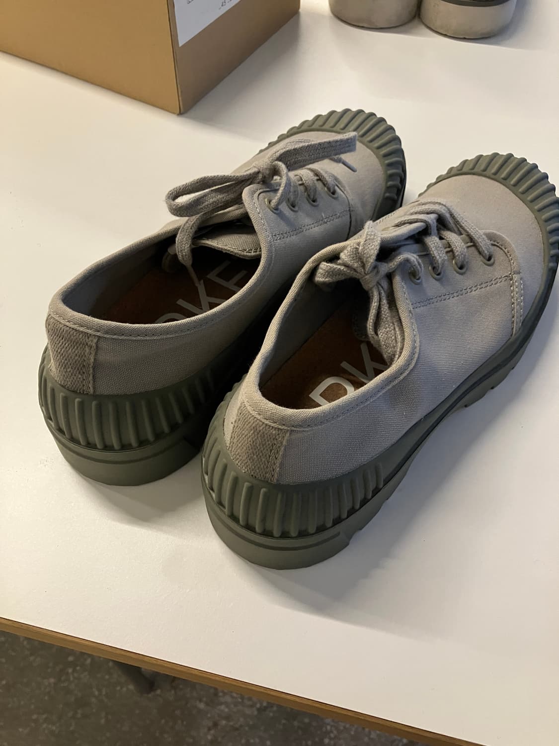 아르켓 스니커즈 카키/ 그레이 45 상품이미지4