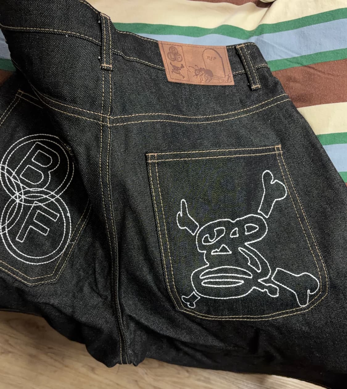 BLF denim shorts 보이롱페이스 데님 쇼츠 L 상품이미지3