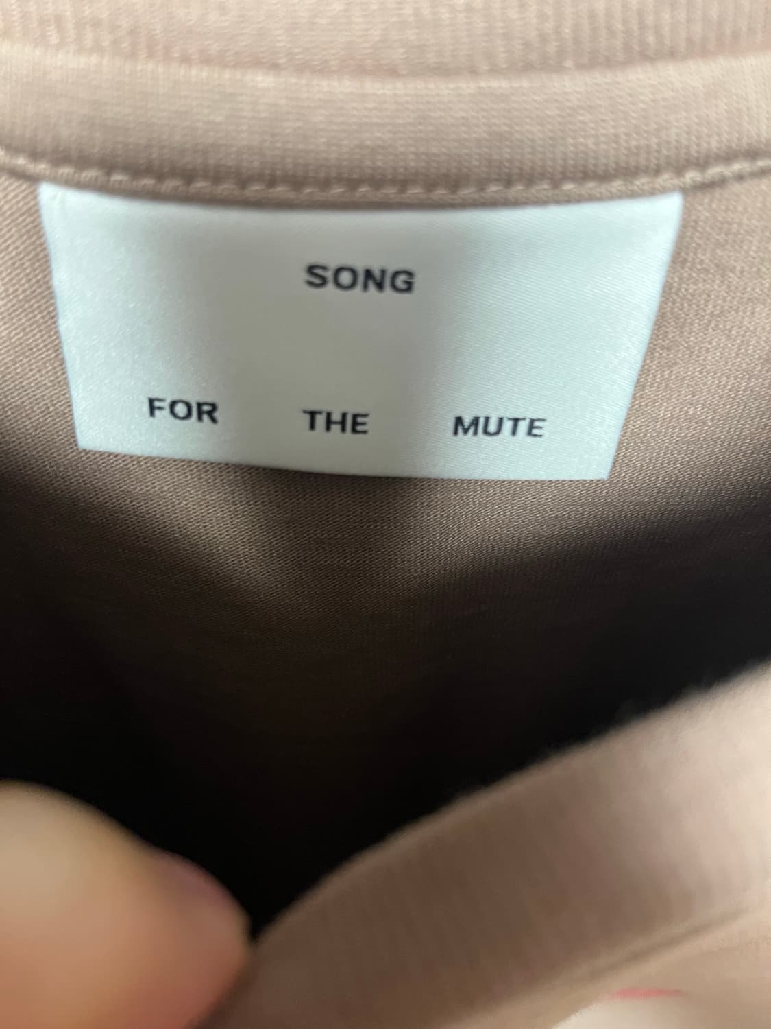 Song for rhe mute 오버사이즈 짐 반팔티셔츠 50사이즈 상품이미지3