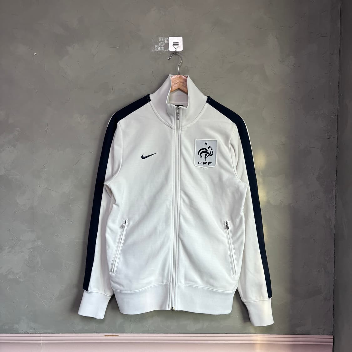 나이키 프랑스 져지 트랙탑 화이트 네이비 상품이미지1