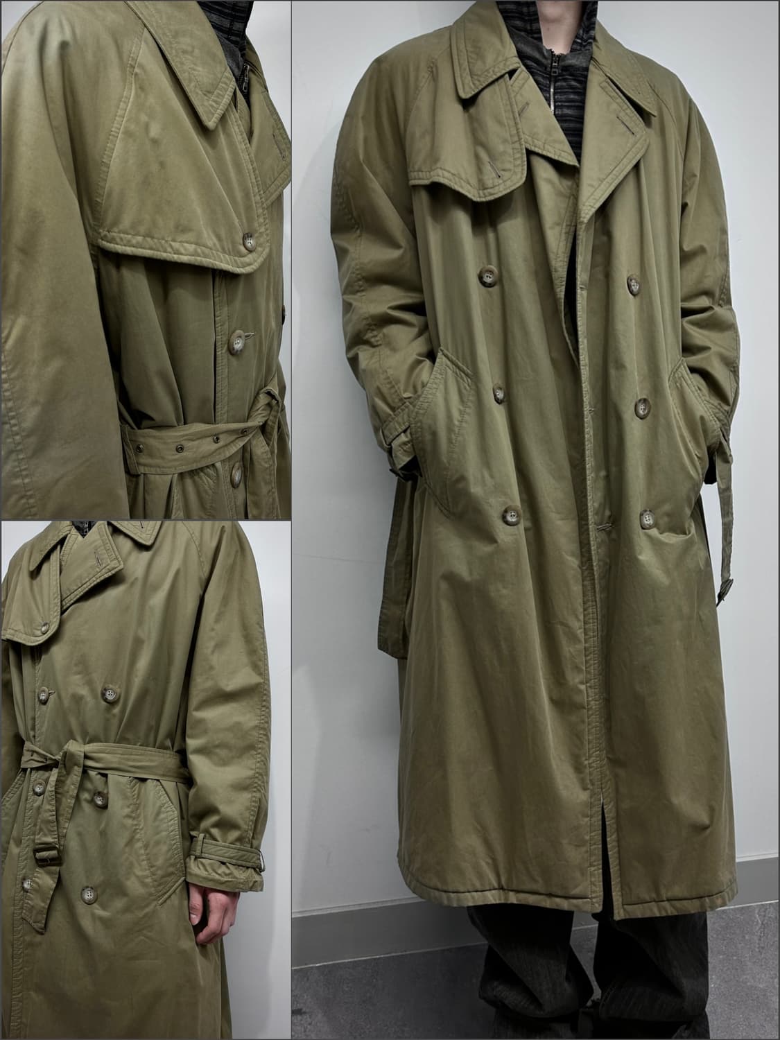 아르마니 90‘s 아카이브 트렌치 코트 상품이미지1