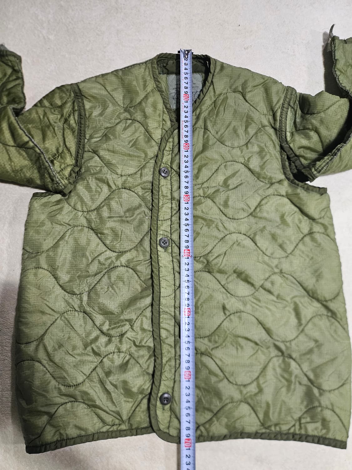 90s 미군오리지날 m65 필드자켓 라이너 스몰 상품이미지5