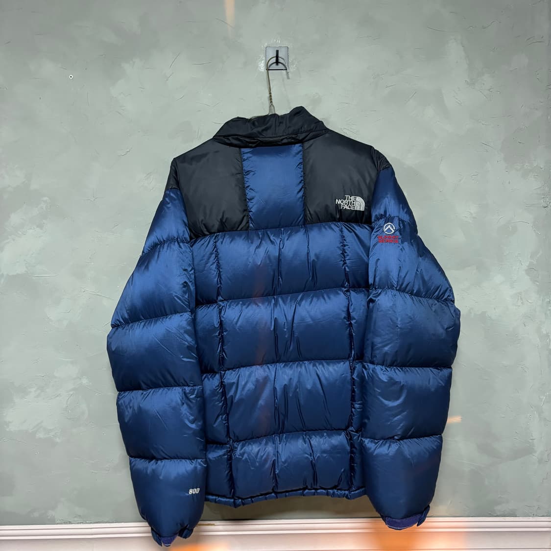 노스페이스 800 써밋 로체 구스다운 패딩 네이비 상품이미지4